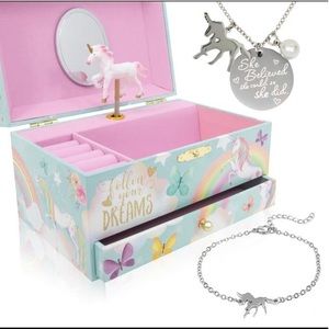 Unicorn Musical Jewelry box